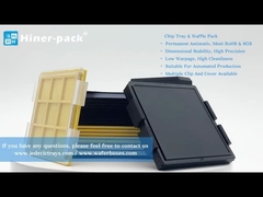 4 pouces de plateau à puces et de paquet de gaufres