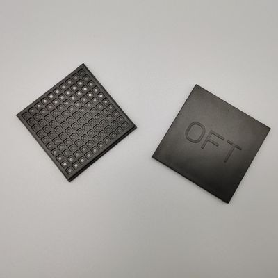 Anti IC Chip Tray High Temperature Resistance For saphir de chargement statique noir d'ESD