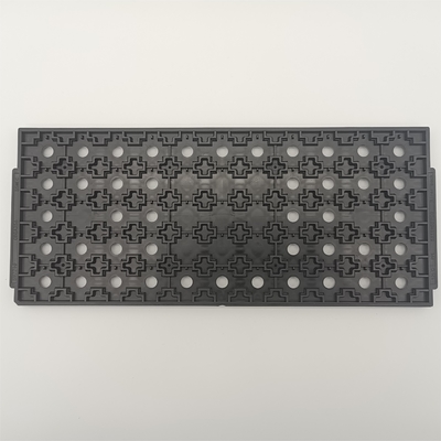 acheter Plateaux de matrice JEDEC personnalisés Plateaux de composants ESD conducteurs noirs pour le stockage des appareils IC online manufacture