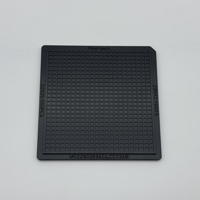 acheter Plateau carré pour puce IC en gaufrette ABS noir de 4 pouces avec fonction de stockage et de protection online manufacture