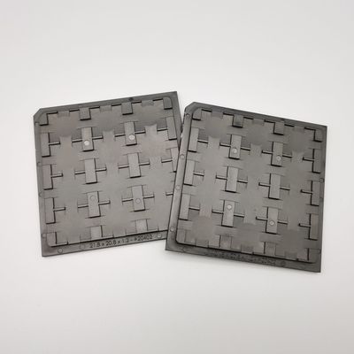 acheter Plateau à hautes températures en plastique noir d'ESD 12PCS de plateau de paquet de gaufre online manufacture