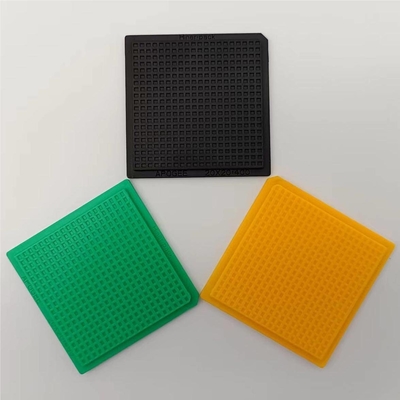Un bon prix. Caisse noire non standard de Chip Trays For Optical Device de paquet de gaufre d'ABS en ligne