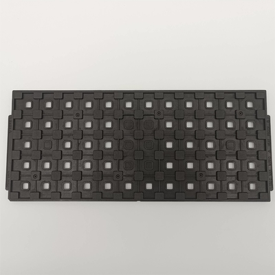 Un bon prix. Plateau adapté aux besoins du client de Matrix de noir de JEDEC MPPO ESD pour l'appareil électronique en ligne