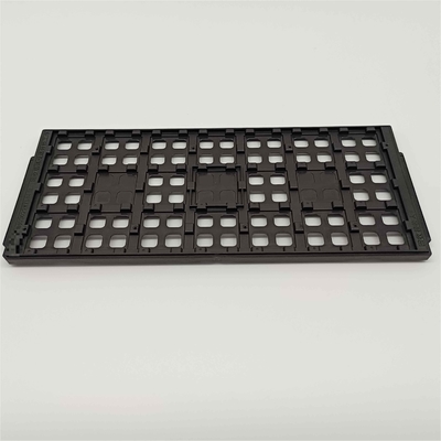 Un bon prix. plateaux du noir MPPO JEDEC de 3x7 Matrix pour l'industrie des emballages d'IC en ligne