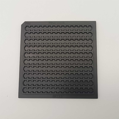 Un bon prix. Paquet en plastique noir de gaufre de 4 pouces pour le moulage par injection de la puce 150PCS d'IC en ligne