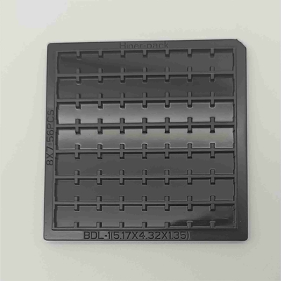 Un bon prix. 56PCS a adapté le paquet aux besoins du client noir de gaufre de 2 pouces avec le couvercle assorti en ligne