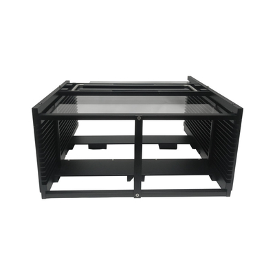 Un bon prix. Porteur de gaufre métallique finie poli de 12 pouces et 13 fentes, compatible avec les équipements d'automatisation en ligne