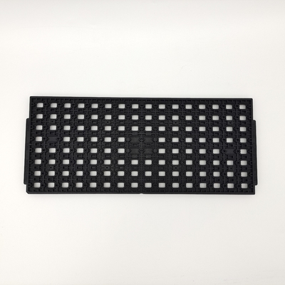 Un bon prix. Plateau JEDEC noir pour puce emballée BGA conforme à la matrice de conception standard 8x16=128PCS en ligne