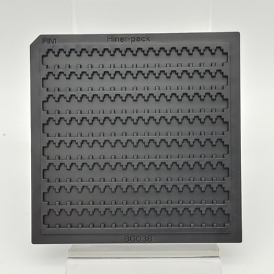 Un bon prix. Taille standard de la matrice du plateau de puces IC Quantité 128 PCS Adapté au transport de puces électroniques en ligne