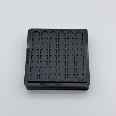 Un bon prix. PC Petit plateau à cavité pour le transport sécurisé de semi-conducteurs, tubes nus, couvercle et pinceau optionnels, 2 pouces, 4 pouces, optionnels en ligne