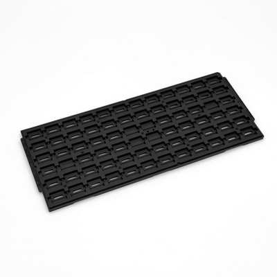 Un bon prix. Plateau JEDEC personnalisé avec une excellente stabilité utilisé pour le chargement de semi-conducteurs et de puces en ligne