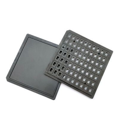 Un bon prix. ABS Standard Waffle Pack Plateaux à puces Résistance aux températures élevées Pour les petits composants en ligne