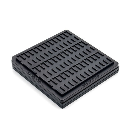 Un bon prix. Plateaux de plaquettes réutilisables antistatiques avec taille de cavité personnalisable pour la protection des circuits intégrés de semi-conducteurs en ligne