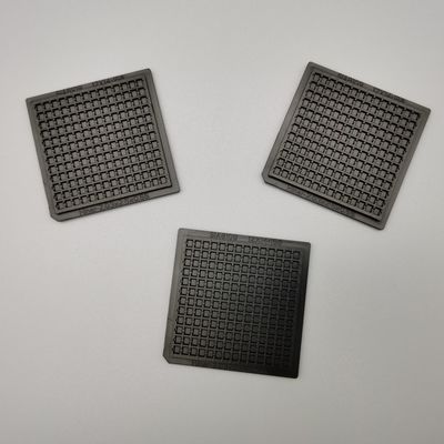 Un bon prix. 2 pouces carrés portable en plastique noir plateau de puce IC pour les appareils IC en ligne