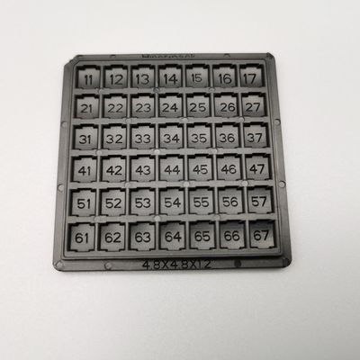 Un bon prix. Paquet Chip Trays Durable Anti Static de gaufre de rangée de Digital pour le composant en ligne
