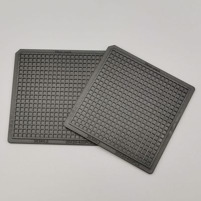 Un bon prix. ROHS Noir Stable Flatness PC 2 pouces et 4 pouces Waffle Pack plateaux à puces pour matrices électroniques en ligne