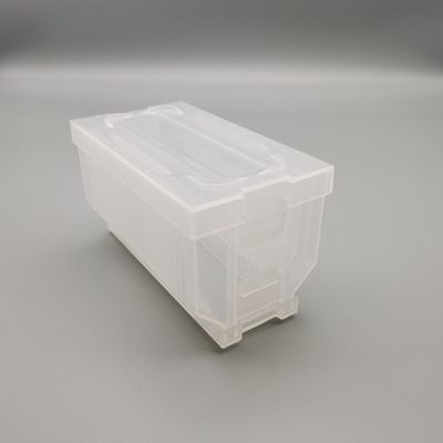 Un bon prix. Type biens transparents de presse de 3 pouces de couleur de récipients d'expédition de gaufrette en ligne