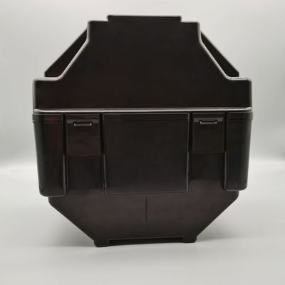 Un bon prix. 8 pouces boîte d'expédition de gaufre noire 25 fentes ESD PP Matériau écologique en ligne